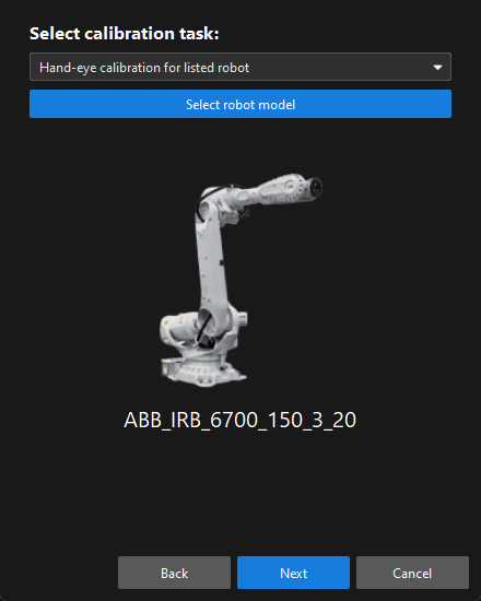 calib preset auto select robot