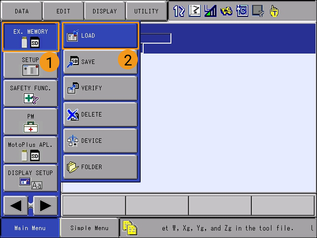 loading foreground program 6