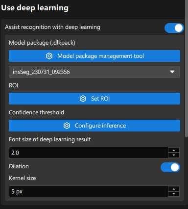 set dl parameters