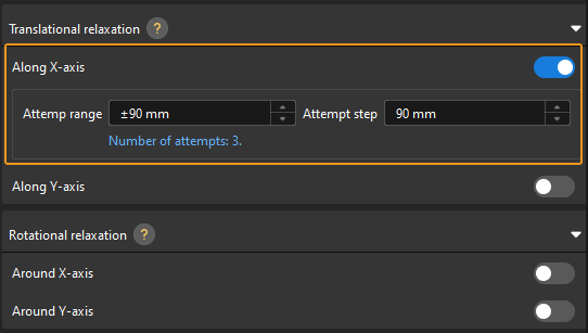 configure picking relaxation 2