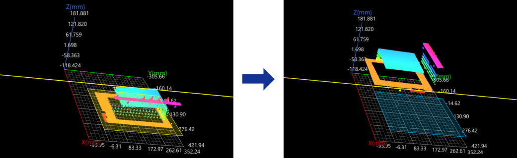 plane plus line plus point demo