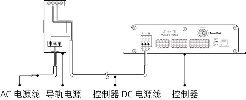 connect controller and power supply