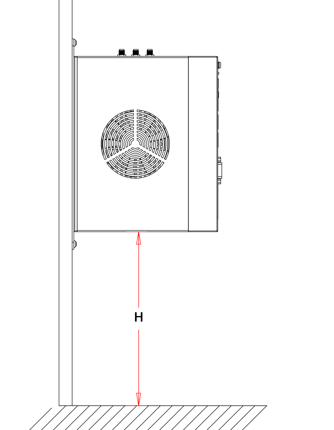 ipc std mounting height