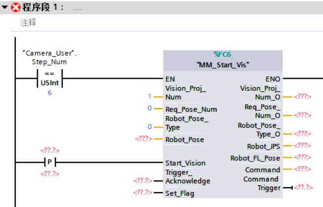 get visual point from vision 4