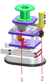 material shaking device