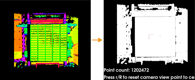 project 1 from depth map to point cloud