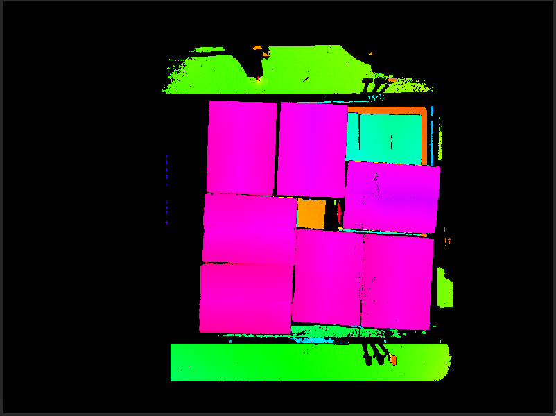 invalidate depth pixels outside 3d roi before